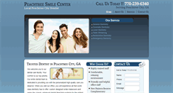 Desktop Screenshot of dentistpeachtreecity.com